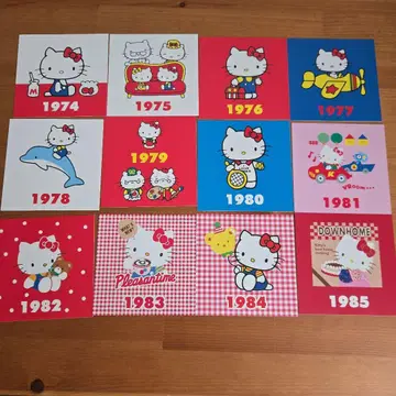 데아고스티니 헬로키티 메시지 카드 & 앨범 1974-2017