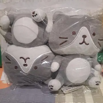 복슬복슬냥 앉아 마스코트 해치 2개 묶음 판매