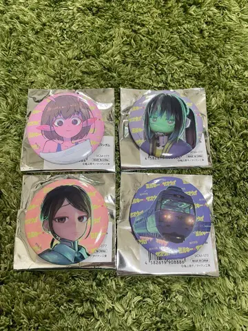 [ 은하 특급 밀키 서브웨이 ] 장면 셀렉트 캔뱃지 4개 세트