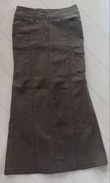 HYSTERIC GLAMOUR 롱 스커트 포켓 부착