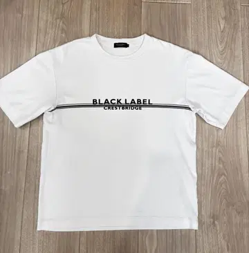 BLACK LABEL CRESTBRIDGE 화이트 남성용 T셔츠