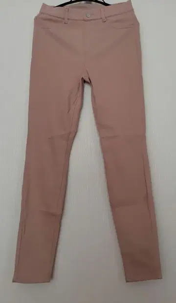 유니클로 스키니 청바지 핑크