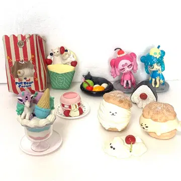 음식 동물 가챠 피규어 디저트