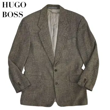 HUGO BOSS 휴고보스 고급 테일러드 자켓 블레이저 체크 무늬
