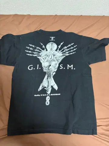오리지널! G.I.S.M. 블랙 티셔츠 M 사이즈