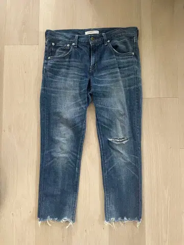 [ BEAMS x RED CARD ] 크롭 데님 팬츠