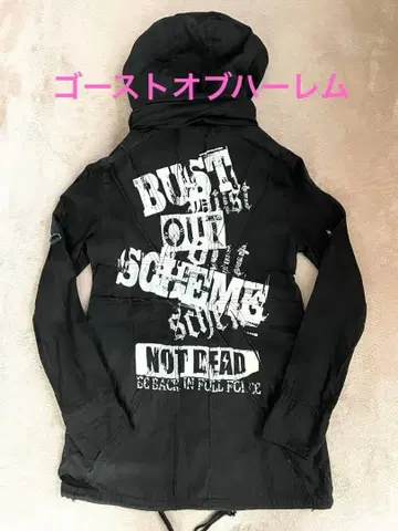 가격 인하 초 레어 GHOSTof HARLEM 블랙 자켓 y2k