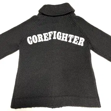 초레어 COREFIGHTER 니트 카우친 스웨터 M 갈색 브라운