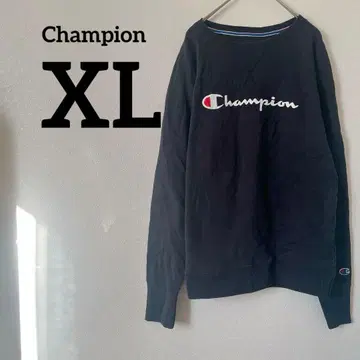 Champion [ XL ] 블랙 맨투맨 트레이닝복 긴팔 심플