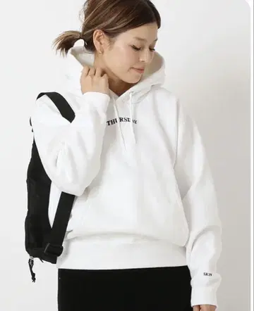 Deuxieme Classe SKIN 풀오버 후드티 화이트