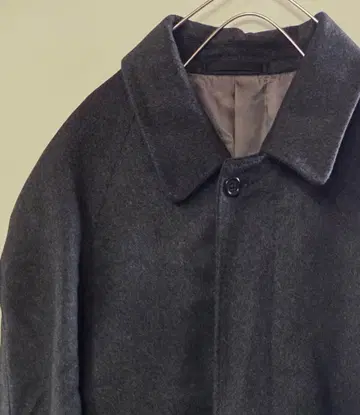VIVACE 다크 그레이 체스터 코트 캐시미어