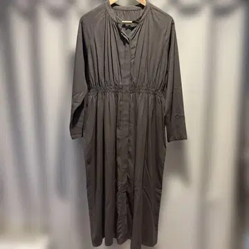 evam eva 그레이 셔츠 원피스