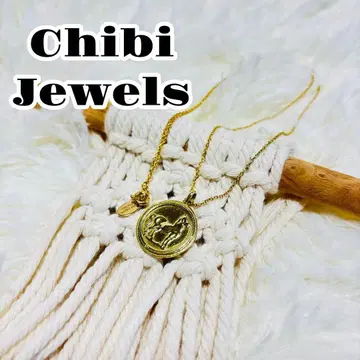 [ Chibi Jewels ] 페가수스 코인 목걸이 골드 호스