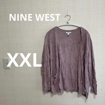 NINE WEST 핑크 가디건 XXL 100% RAYON