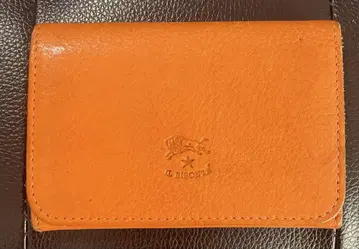 IL BISONTE 명함지갑 오렌지