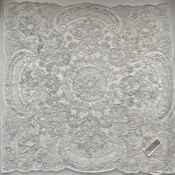 산터우 자수 손수건 약 30cm
