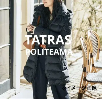 [컨디션 최상] TATRAS 타트라스 폴리테아마 롱 다운 코트 블랙 01