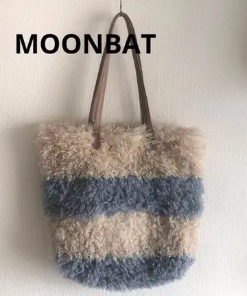 MOONBAT Faux Fur 인조 모피 보더 백