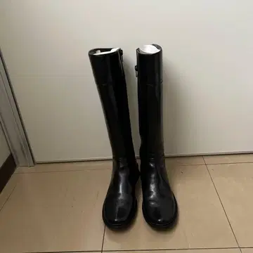 REGAL 가죽 블랙 롱 부츠 22.5 cm