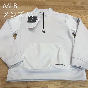 새상품 MLB 양키스 남성용 M 하프 지퍼 속기모