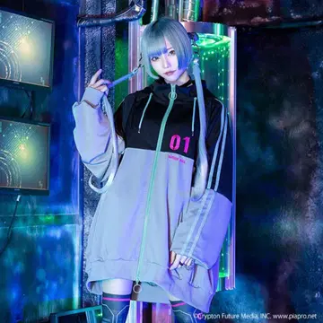 하츠네 미쿠 리슨 플레이버 후드티