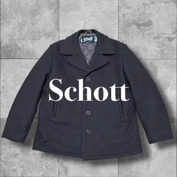 USA Schott N.Y.C. P코트 충전솜 두꺼운 원단 싱글 피코트