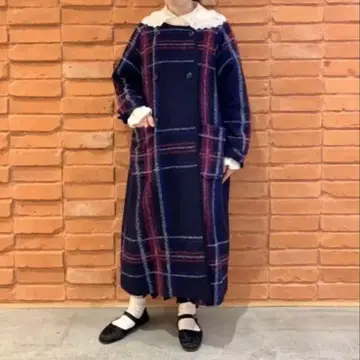 BEAMSBOY 슬라이버 니트 더블 코트