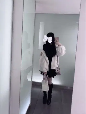 Ank rouge 리본 원피스 블랙