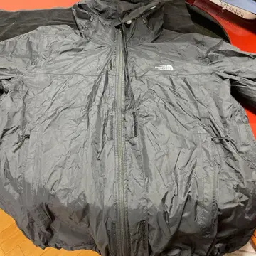 THE NORTH FACE 나일론 자켓 블랙 내피 벗겨짐 있음