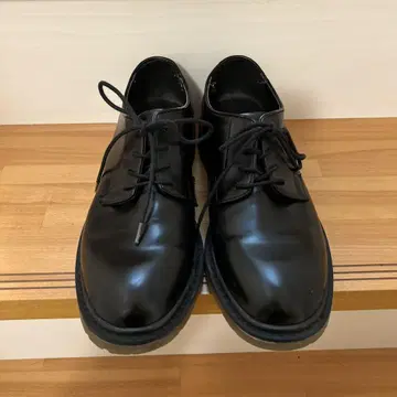H&M 41 사이즈 더비 슈즈 블랙 비즈니스 슈즈 부츠