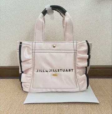 피치 존 질 바이 스튜어트 콜라보 백 핑크 베이지 미사용 새상품