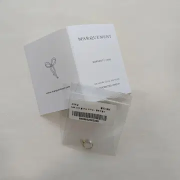 MARQUEMENT amondz k14 귀걸이 (한쪽용)