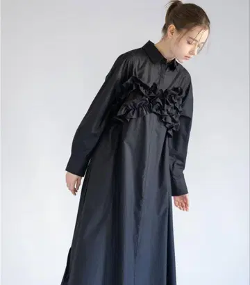 YEVS 블랙 셔츠 원피스 새상품