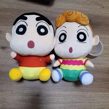 짱구는 못말려(크레용 신짱) 봉제 인형 2개 세트