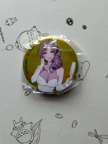 [ 새상품 미사용 ] 오오이시 마마코 오카아상 스키 판타지아 문고 캔뱃지