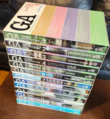 GA GLOBAL ARCHITECTURE BOOK 전13권 새상품급 귀중