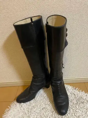 REGAL 블랙 롱 부츠 힐 포함 박스 포함