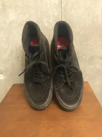 Vans Sk8-Hi pro 블랙 스웨이드