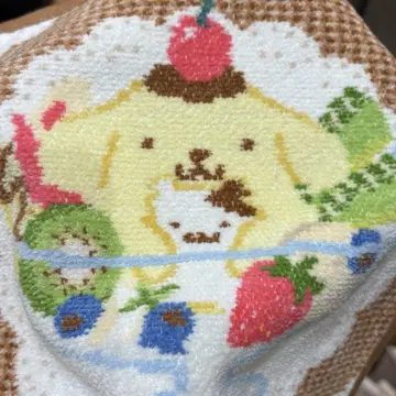 미사용 새상품 폼폼푸딩 푸딩 알라모드 손수건 페이러