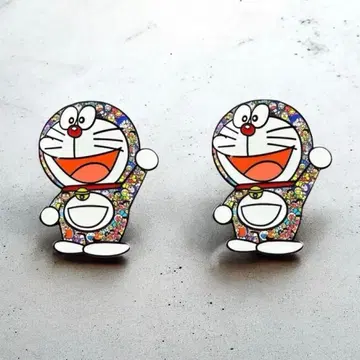 도라에몽 레인보우 핀배지 핀즈 2개