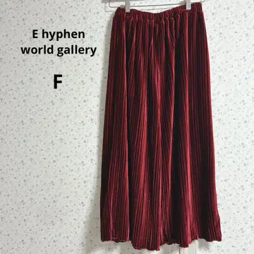 a594 하이픈월드 갤러리 [ F ] 가우초 팬츠 코듀로이 가을/겨울