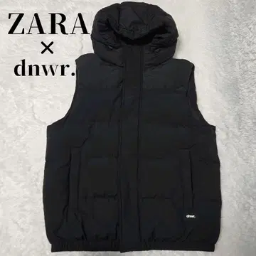 ZARA dnwr. 콜라보 후디 충전솜 다운 베스트 자켓 XL