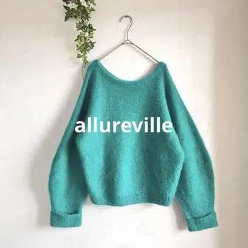allureville 알아바일 새상품급 모헤어 울 돌먼 니트