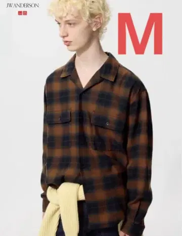 JW ANDERSON 브러쉬드 코튼 오버사이즈 셔츠 M 유니클로