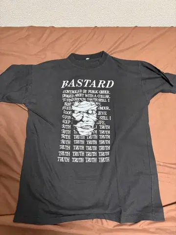 레어! 당시 물건 BASTARD 그래픽 T셔츠