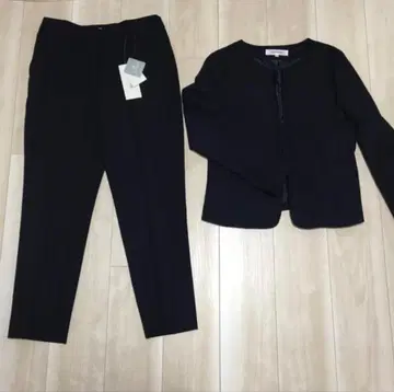 NATIONAL BEAUTY BASIC 노카라 자켓 팬츠 세트