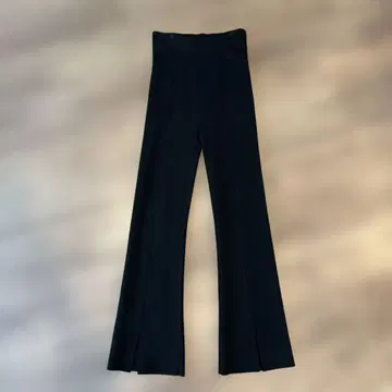 미라 오웬 슬릿 팬츠 블랙