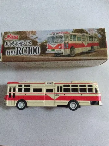 Hino 히노 RC100 버스 모델 박스 포함 삿포로시영버스 태엽식 모형