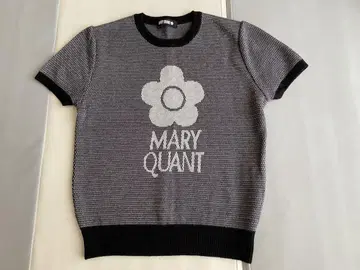 [ MARY QUANT ] 반팔 니트 스웨터