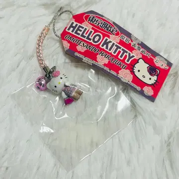 지역 한정 키티 키링 도쿄 한정 하라주쿠 오모테산도 버전